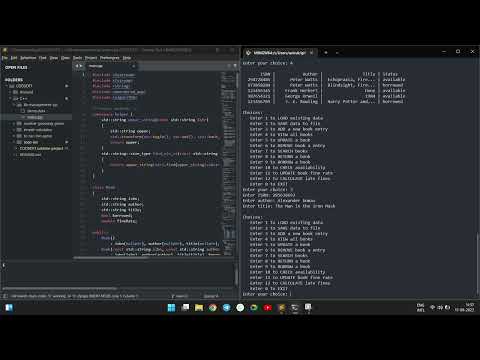CodSoft | C++ | Task 5 Demo | Library Management System