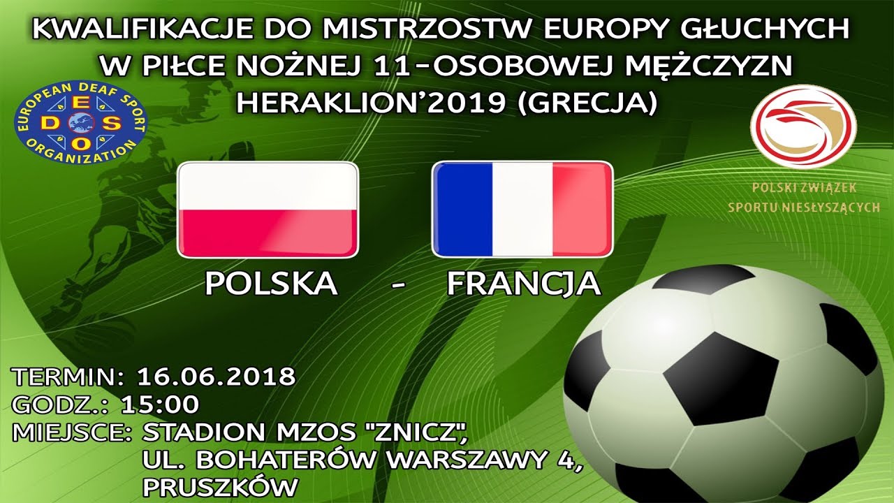 European Deaf Sports Organisation 9th Ec Football 2019