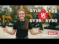 Choosing the Right Mini Excavator: Comparing SANY Mini Excavator Models SY16C, SY26U, SY35U, &amp; SY50U