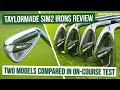 HUGE ON-COURSE IRONS TEST | TaylorMade SIM2 Max & Max OS Irons Golfalot Review