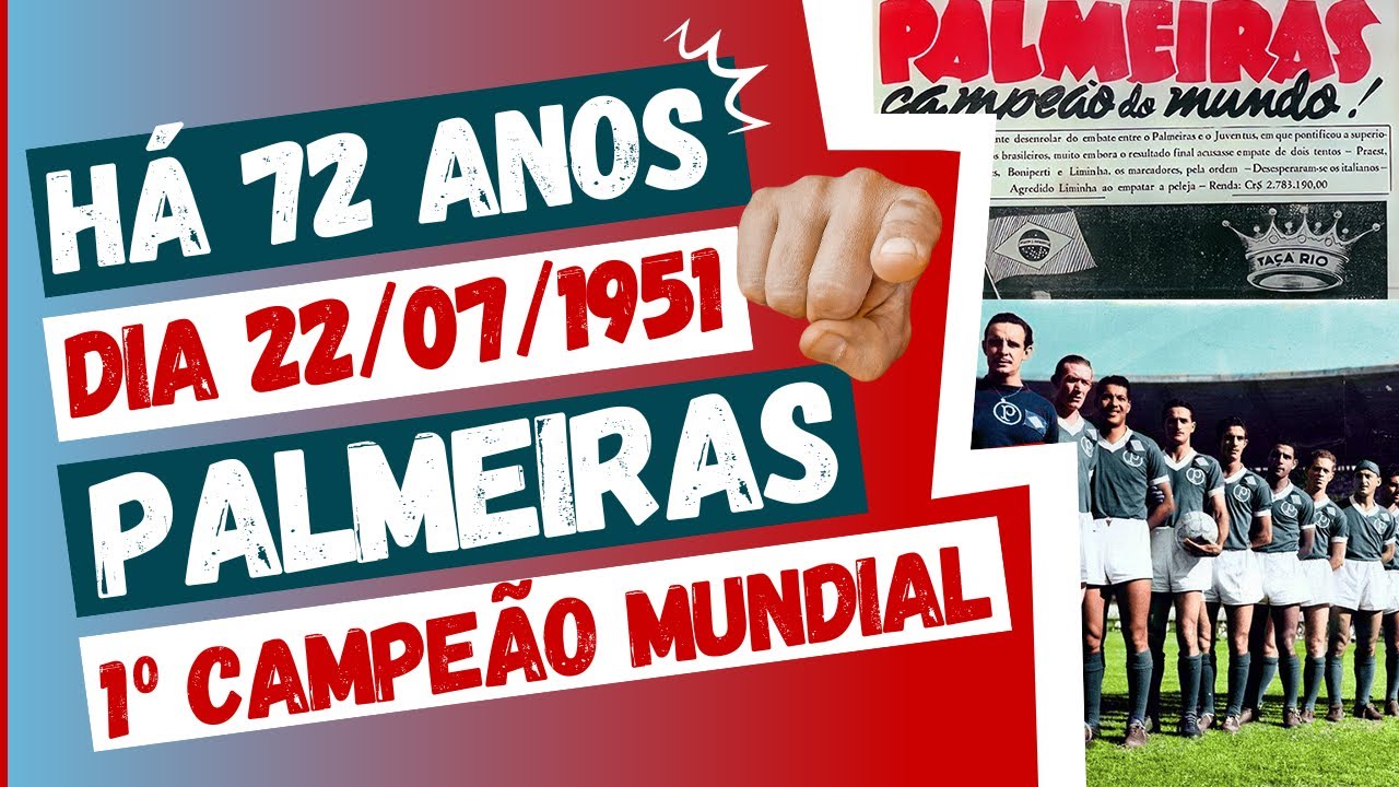 Palmeiras campeão Mundial 1951