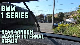 BMW 1 Series Rear Window Washer Internal Repair