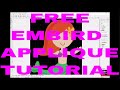 EMBIRD TUTORIALS FREE:  Learn to digitize embroidery applique designs