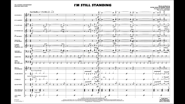 I'm Still Standing arranged by Matt Conaway