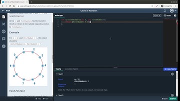 CodeSignal. Arcade. The Core. 6. Circle of Numbers (Solution + Explanation)