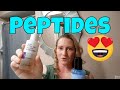 My Favorite Peptide Skincare Products 😍 Drugstore & High-End & Two to Avoid