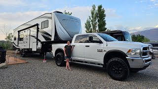 2023 Forest River Stealth SA3320G 5th wheel toy hauler first impressions review.