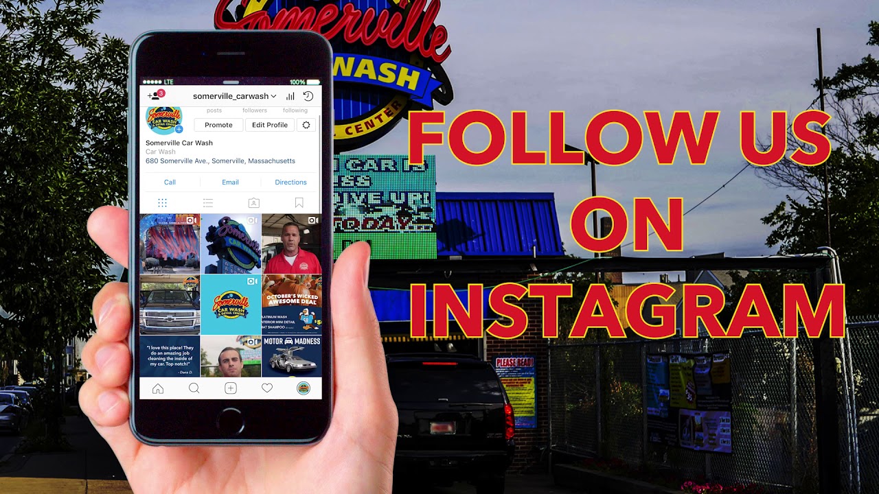 Somerville Car Wash Follow Us Animation YouTube