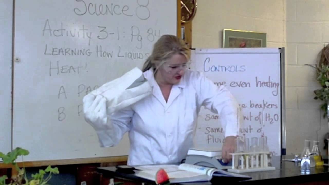 Gr. 8 Science Lab 3-1 "How Liquids Lose Heat"