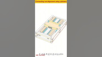 Connecting rod alignment using cylinders #design #machine #solidwork #mechanical #cad