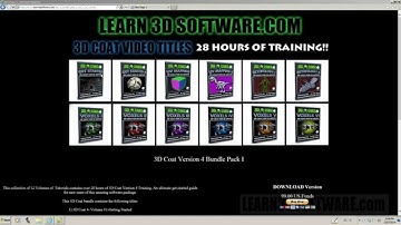 3D Coat 4 Training Bundle (28 Hours of Tutorials)