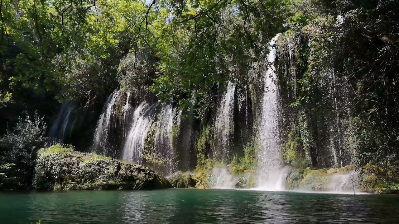 Beautiful waterfall with relaxing music HD Short Video