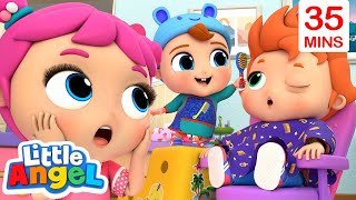 Hair and Make up Salon Play Pretend + Family Songs | Little Angel Kids Songs \& Nursery Rhymes