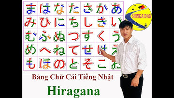 Bảng chữ cái hiragana trọn vẹn siêu dễ hiểu