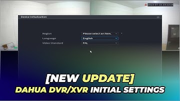 Dahua XVR Initial Settings | Dahua NVR Setup