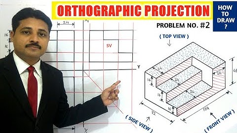 ORTHOGRAPHIC PROJECTION IN ENGINEERING DRAWING IN HINDI (Part-2) @TIKLESACADEMYOFMATHS
