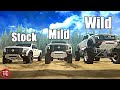 SpinTires MudRunner: Nissan Titan XD | Stock vs Mild vs WILD! (Truck Night in America)