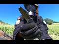 Cold steel recon 1 clip point  cpm s35vn  destruction test  until it breaks  triad lock test