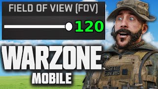 WARZONE MOBILE JUST ADDED 120 FOV 🤯 (NEW UPDATE)