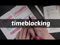 timeblock with me || how I schedule my week || weekly reset part 2