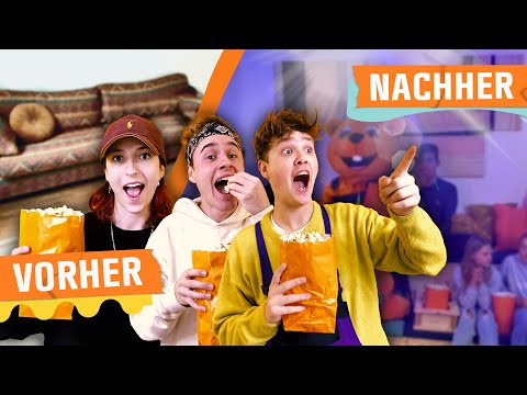 Umbau EXTREM! Wir eröffnen unser Kino 😍 ft. how2shirli & Fabian Baggeler | MACH MAL mit OBI