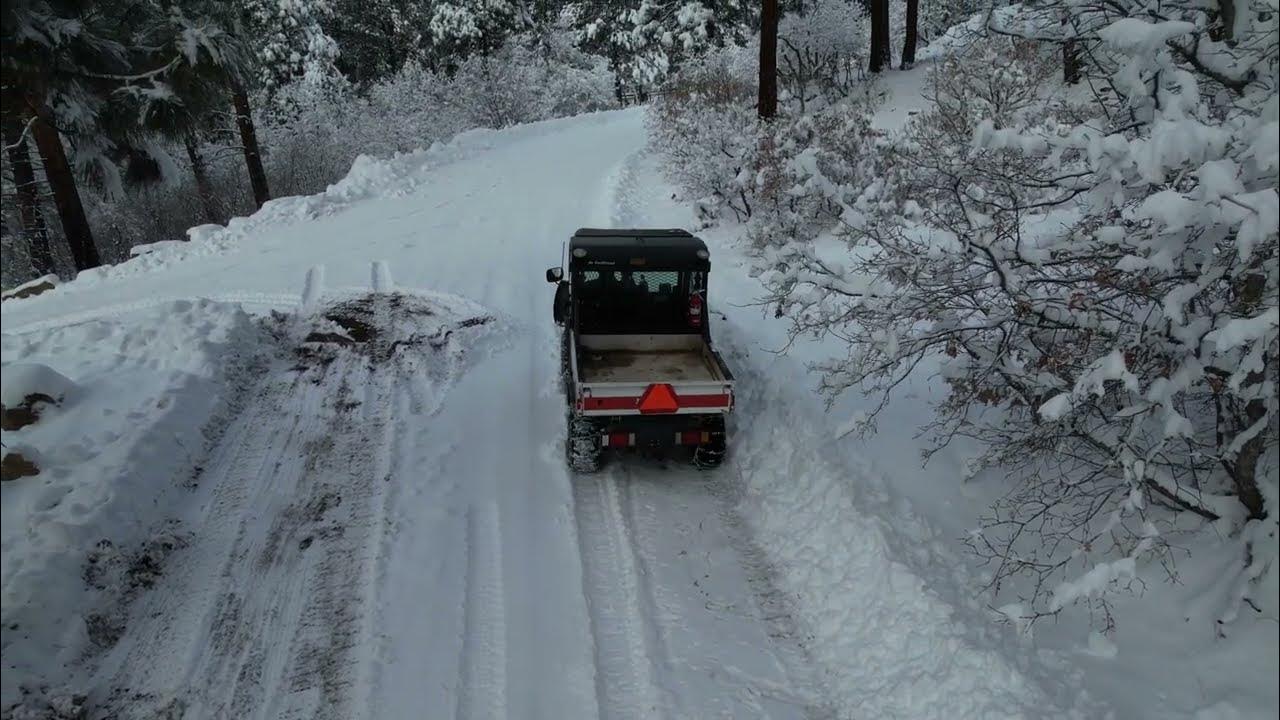 BOBCAT TOOLCAT PLOWING SNOW shorts YouTube
