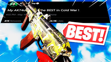 the PRO PLAYER AK74u CLASS in COLD WAR! (BEST AK74u SETUP!) - Black Ops Cold War
