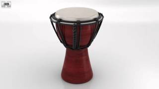 Djembe 3D model by 3DModels.org screenshot 5