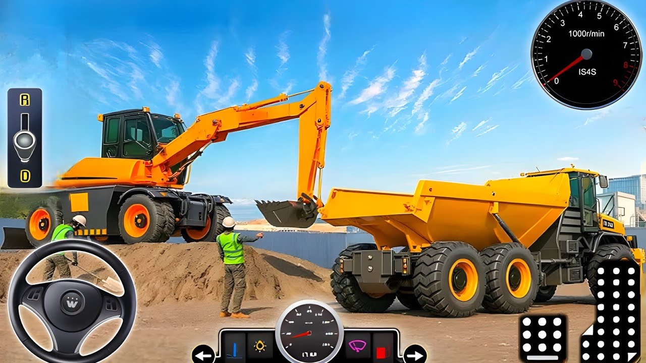 New Us City Construction Jcb Simulator 3D - Make Real Road Builder Truck Driver - Android Gameplay