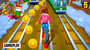 Subway Princess Runner - Gameplay Walkthrough Part 5 - New 2025 Update (iOS, Android)