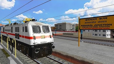 12312 Kalka Mail (कालका मेल)//MSTS INDIANRAIL//ASANSOL TO DURGAPUR #Msts #OPENRAIL #train_simulator