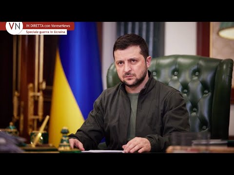 Guerra in Ucraina, il discorso di Zelensky al Parlamento Italiano