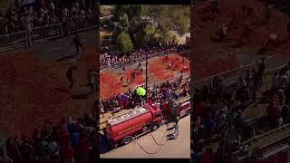 Guerra del tomate en Lamarque Rio Negro