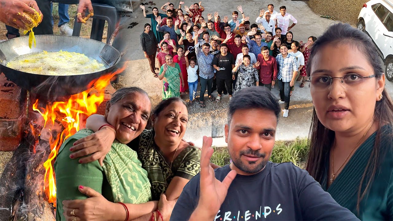 Desi Chulhe pe Bhajiya party ki aur sab derani jethani ka pyaar dikha