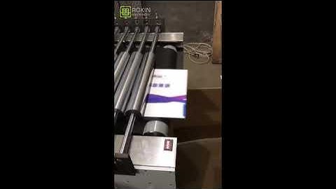 RKHD-50 Automatic Paper Bag Bottom Gluing Machine (Hot Melt Glue)