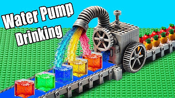 I Built the ULTIMATE LEGO VENDING Machine!! LEGO Water Pump