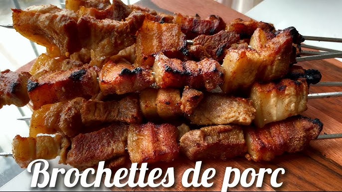 Recette de Brochettes de porc à l'asiatique au barbecue 