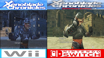 Xenoblade Chronicles: Original vs. Definitive Edition Comparison - Vangarre/Square-Tache