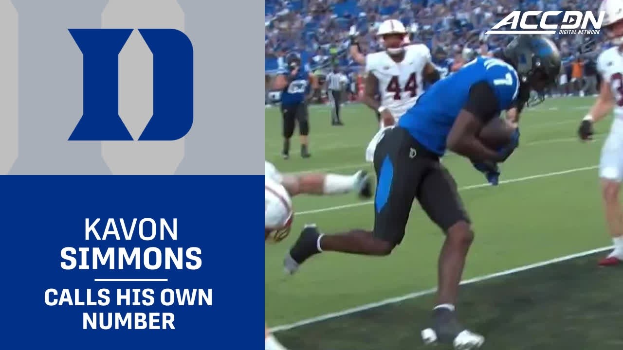 Duke's Kavon Simmons Calls His Own Number