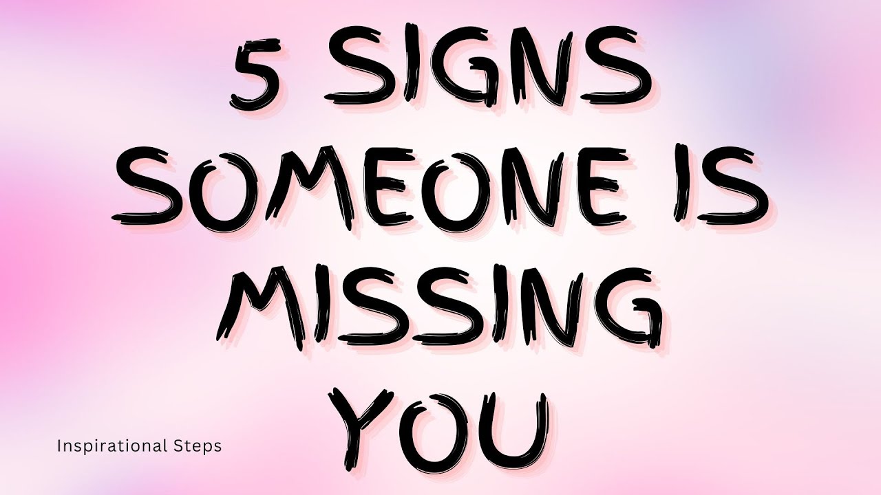 Signs Someone Is Missing You Love Psychology Facts Psychology of
