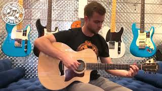 Justin Throws Us A Riff On A Taylor 214Ce Koa Deluxe