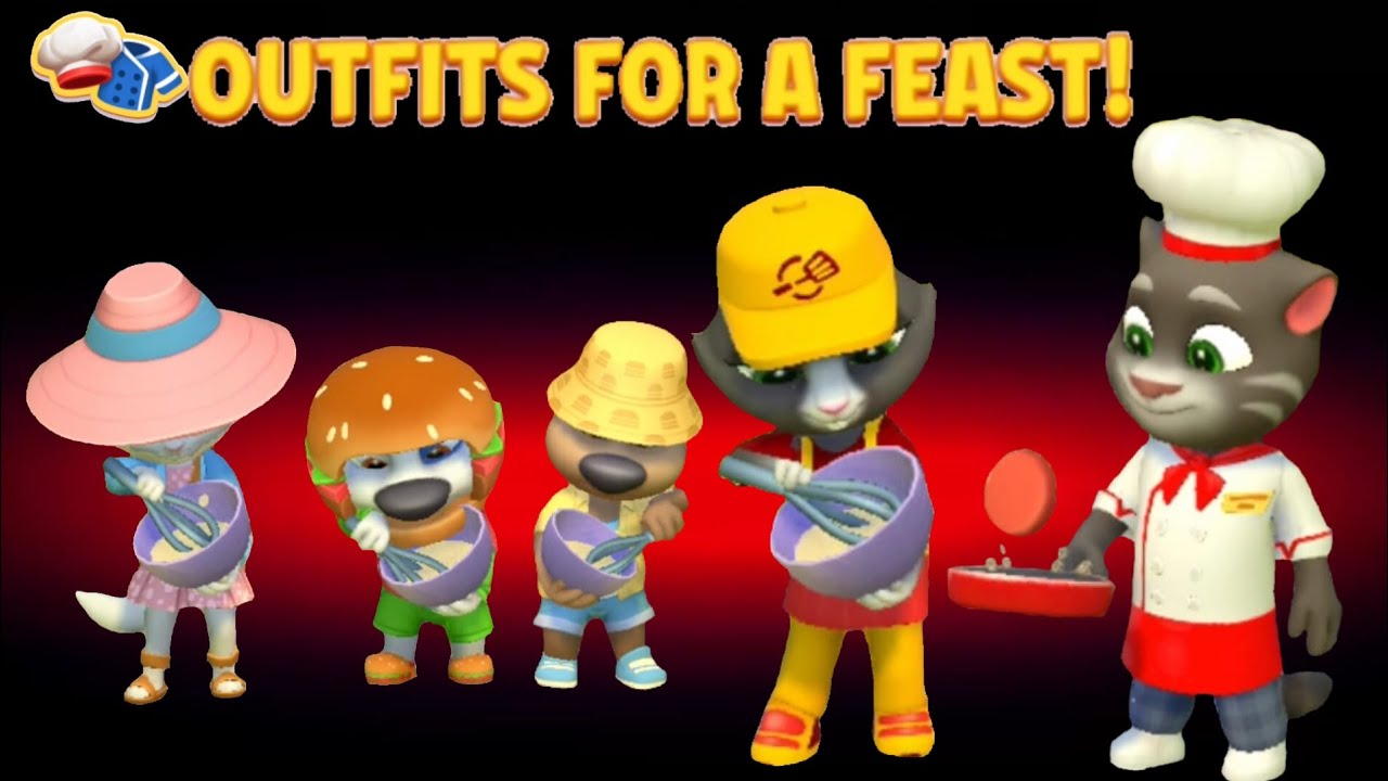 COOKING DAY - My Talking Tom Friends 2