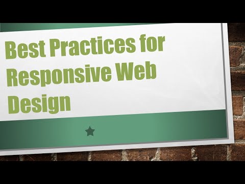 Best Practices for Responsive Web Design