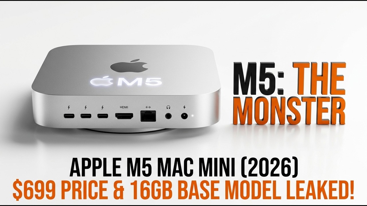 Apple M5 Mac Mini (2026): Release Date, $699 Price & 16GB Base