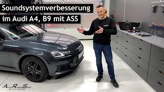 Soundverbesserung im Audi A4 B9 mit ASS | So geht der Einbau | Plug&Play Set von ARSStuttgart