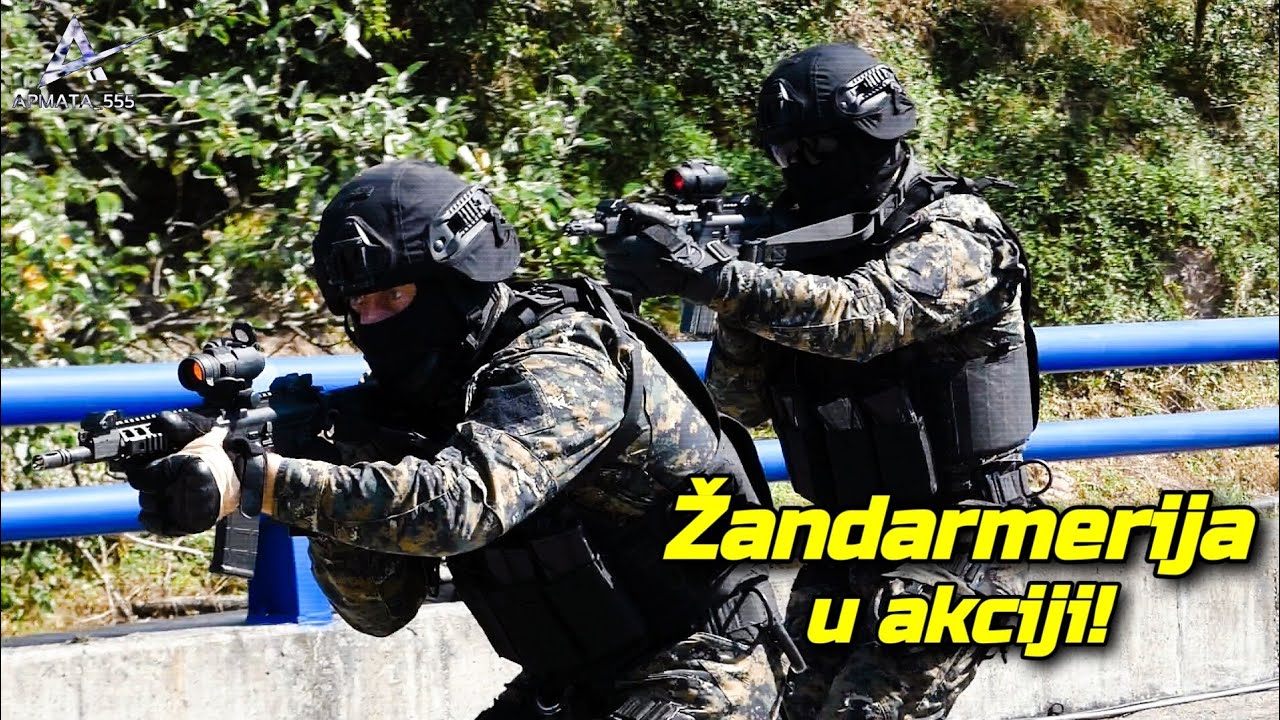 Žandarmerija u borbi protiv terorista. Pokazno-taktička vežba MUP-a Republike Srbije 