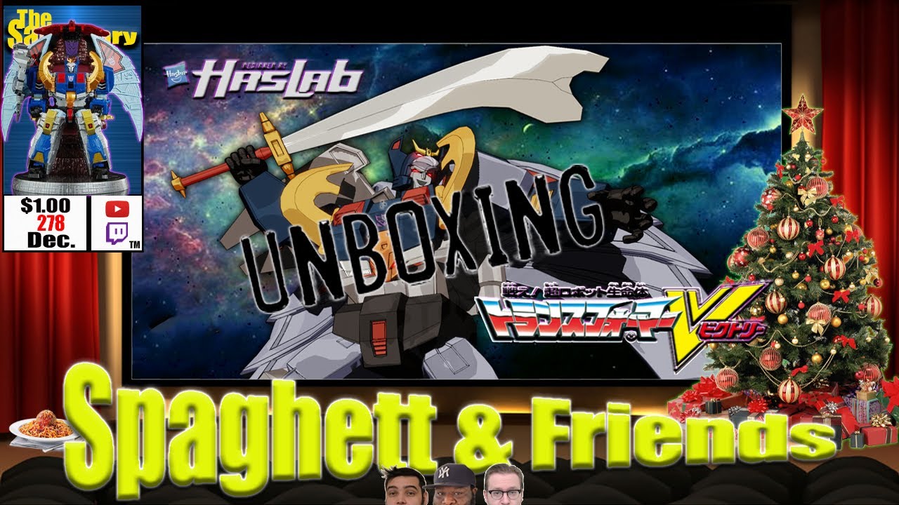 Spaghett & Friends Toy Show # 278. HasLab's Transformers Victory Deathsaurus unboxing, Fig News.