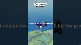 POV: u went skydiving#skydiving #roblox #gaming
