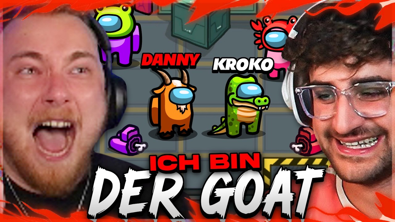 ICH BIN DER GOAT! 🏆🐐 Among Us mit Eli, Kroko, Schradin, Coach, Seyyn, Riirex & Co 🤣 | SolutionPlayz