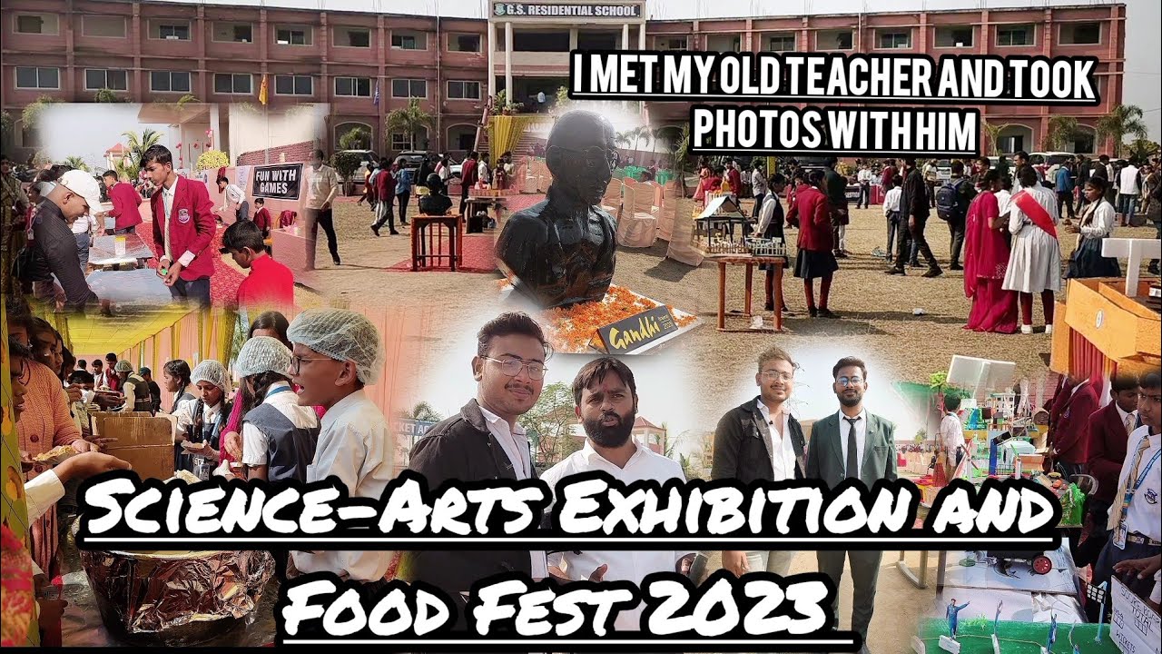 Science-Arts Exhibition and Food Fest 2023 Vlog OF G.S Residential School Sasaram Rohtas Bihar